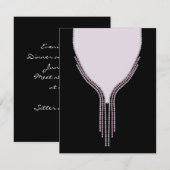 Abend Out Serie Einladungen für die letzte Nacht (Vorne/Hinten)