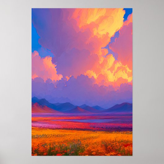 Abend-Palette der Natur Poster (Vorne)