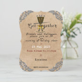 Abend Party Einladung (Stehend Vorderseite)