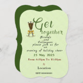 Abend Party Einladung (Vorne/Hinten)