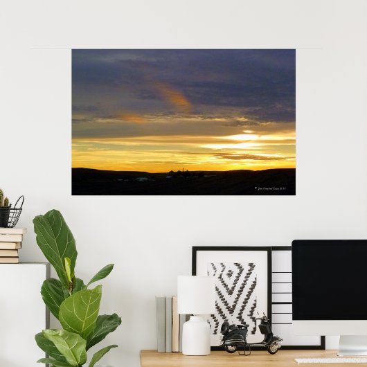 Abend Poster (Heimbüro)