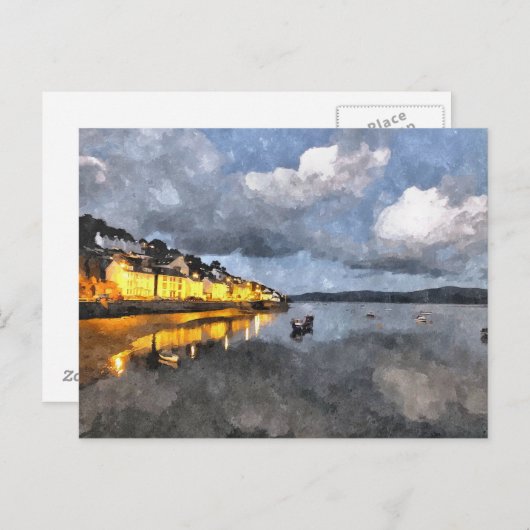 ABEND POSTKARTE (Vorne/Hinten)