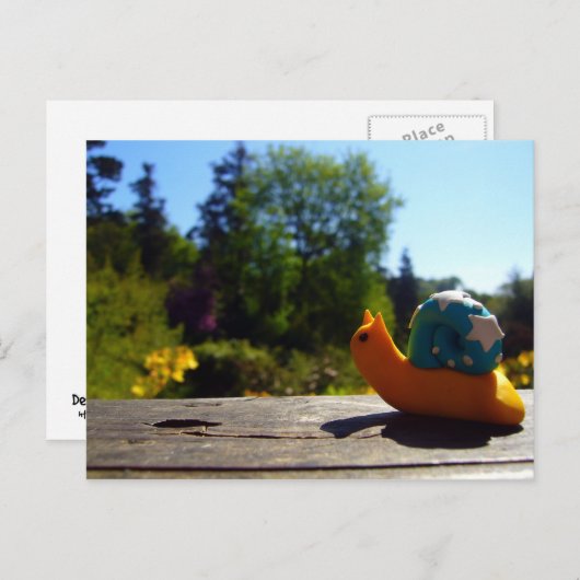 Abend Postkarte (Vorne/Hinten)