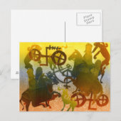 Abend Postkarte (Vorne/Hinten)