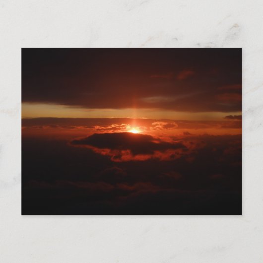 Abend Postkarte (Vorderseite)