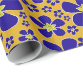 Abend Primrose Design Wrapping Paper Geschenkpapier (Rolleneckpunkt)