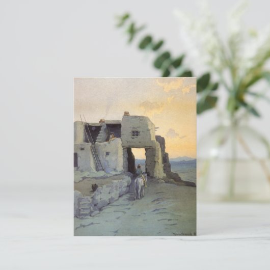 Abend, Pueblo von Walpi von Marion Kavagh Wachtel (Stehend Vorderseite)