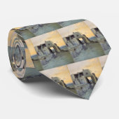 Abend, Pueblo von Walpi von Marion Kavagh Wachtel Krawatte (Gerollt)