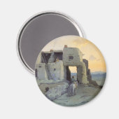 Abend, Pueblo von Walpi von Marion Kavagh Wachtel Magnet (Vorderseite/Rückseite)