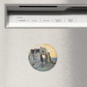 Abend, Pueblo von Walpi von Marion Kavagh Wachtel Magnet (In Situ (Geschirrspüler))