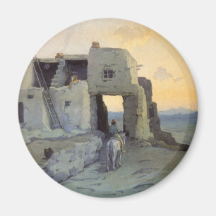 Abend, Pueblo von Walpi von Marion Kavagh Wachtel Magnet