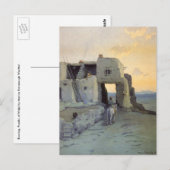 Abend, Pueblo von Walpi von Marion Kavagh Wachtel Postkarte (Vorne/Hinten)