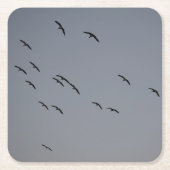 Abend Rechteckiger Pappuntersetzer (Vorderseite)