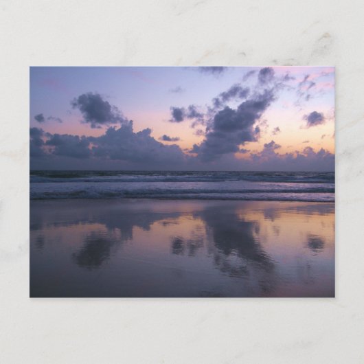 Abend Reflektionen am Karon Beach Postkarte (Vorderseite)