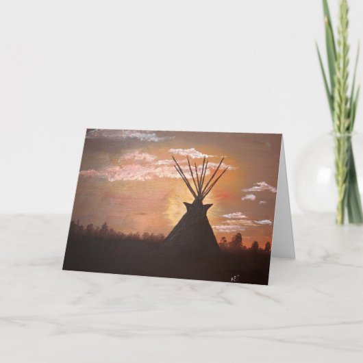 Abend Rescue Dankeskarte (Vorderseite)