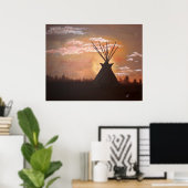 Abend Rescue Poster (Heimbüro)