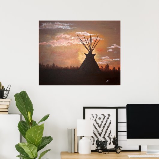 Abend Rescue Poster (Heimbüro)