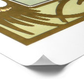 Abend Reverie Art Nouveau Poster Set 4/4 Mucha (Ecke)