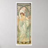 Abend Reverie Art Nouveau Poster Set 4/4 Mucha (Vorne)