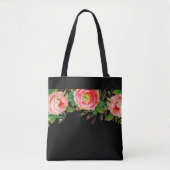 Abend Rose Basic Black Tasche (Vorderseite)
