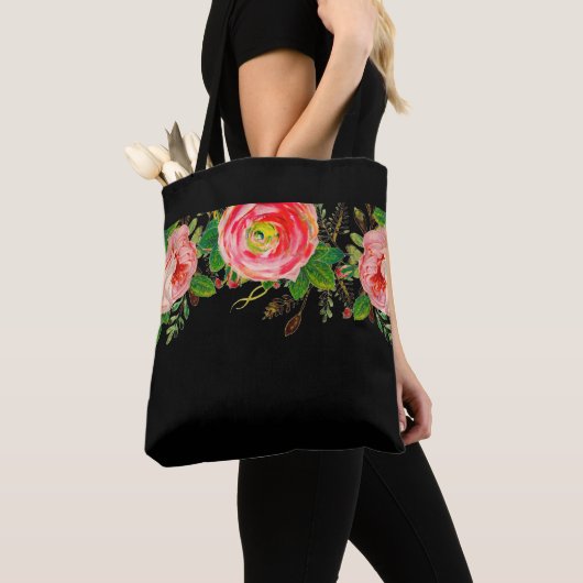 Abend Rose Basic Black Tasche (Von Nahem)