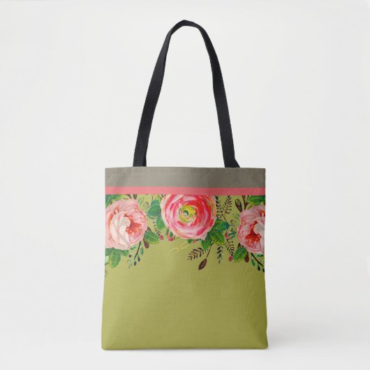 Abend Rose Springtime Tasche (Vorderseite)