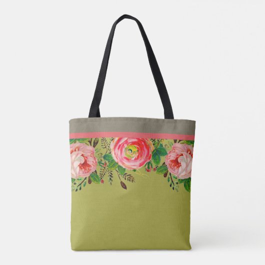 Abend Rose Springtime Tasche (Rückseite)