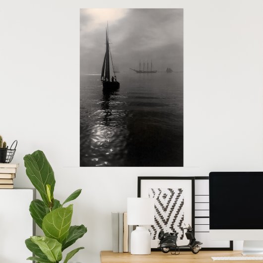 Abend Sail Poster (Heimbüro)