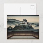 Abend Sakura: Kiyamachi Postkarte (Vorne/Hinten)