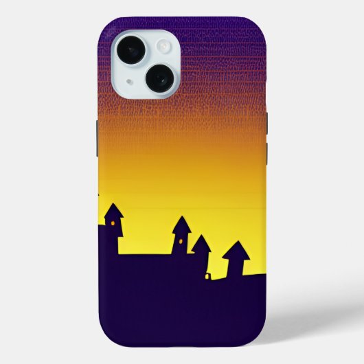 Abend-Schattenlandschaft Case-Mate iPhone Hülle (Rückseite)