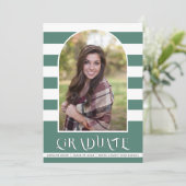 Abend Sea Class of 2023 arch Foto Abschluss Ankündigung (Stehend Vorderseite)