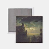 Abend Seascape Magnet (Vorderseite/Rückseite)