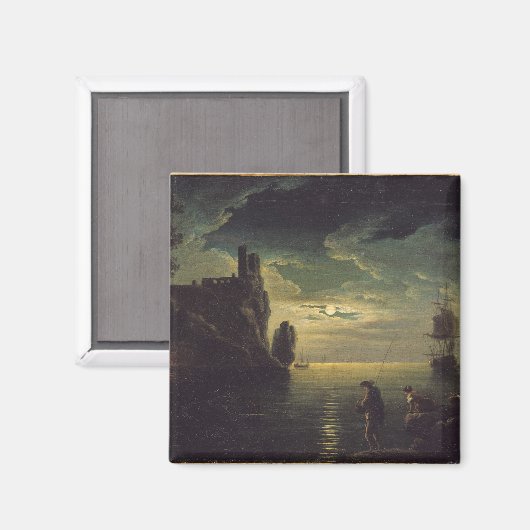 Abend Seascape Magnet (Vorderseite/Rückseite)
