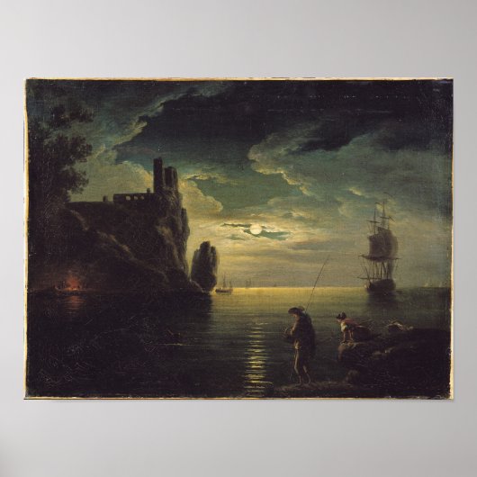 Abend Seascape Poster (Vorne)