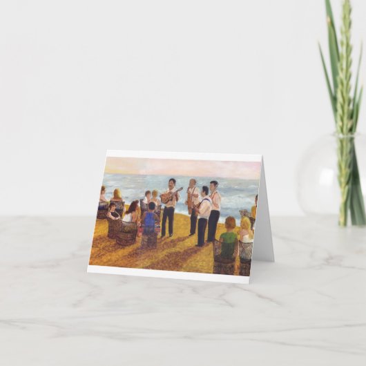 Abend Serenade Karte (Vorderseite)