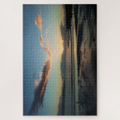 Abend, Silberstreifen Puzzle (Vertikal)