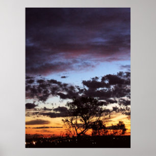Abend Skies Poster