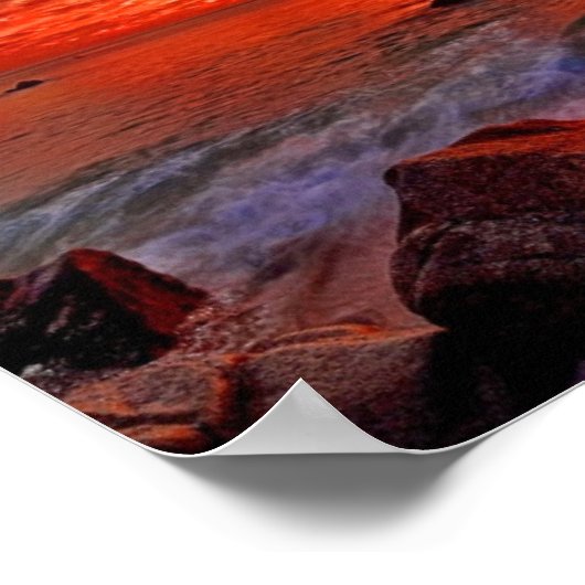 Abend Sky Beauty Poster (Ecke)