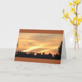 Abend Sky, Bremerton, Washington Karte (Gelbe Blume)