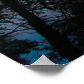 Abend Sky Over Elk Lake, Michigan Poster (Ecke)