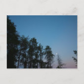 Abend Sky Over Elk Lake, Michigan Postkarte (Vorderseite)