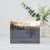 Abend Sky Postkarte (Stehend Vorderseite)