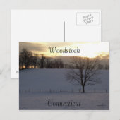 Abend Sky Postkarte (Vorne/Hinten)