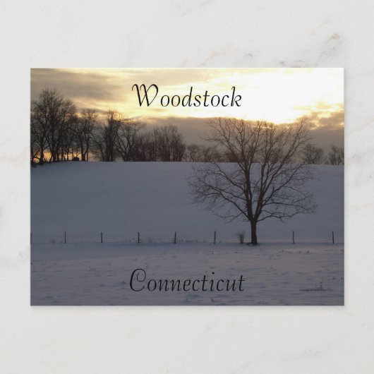 Abend Sky Postkarte (Vorderseite)