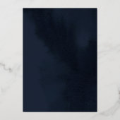 Abend Sky String of lights Backyard Party Folieneinladung (Rückseite)