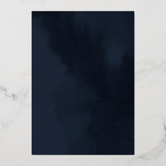 Abend Sky String of lights Backyard Party Folieneinladung (Rückseite)