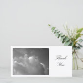 Abend Sky - Vielen Dank Dankeskarte (Stehend Vorderseite)