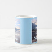 Abend Sky Wenduine Beach, Belgien Kaffeetasse (Mittel)