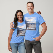 Abend Sky Wenduine Beach, Belgien T-Shirt (Unisex)