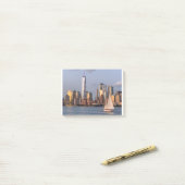 Abend Skyline Lower Manhattan.JPEG Post-it Klebezettel (Auf Schreibtisch)